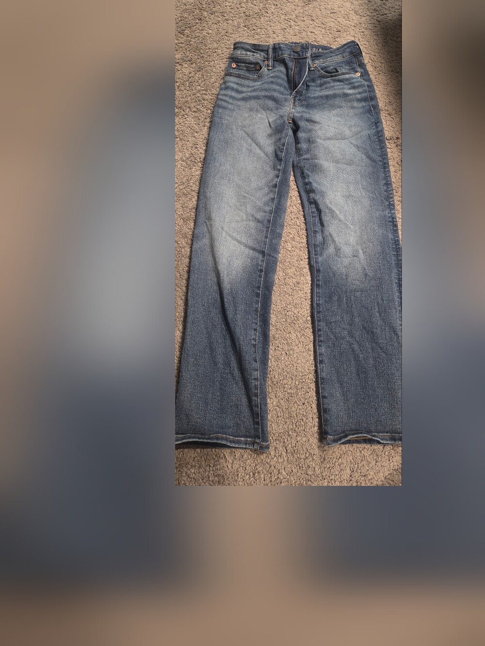 Amerixan Eagle Airflex Light Wash Mens Jeans 28x30
